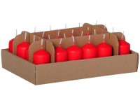 Henger 24 db 38x70 piros gyertya