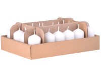 Henger 24 db 38x70 fehér gyertya