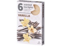 Teamécses 6db Vanilla illatgyertyák