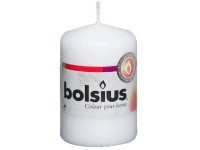 Bolsius Valec biela sviečka, 50x80 mm