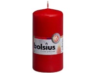 Bolsius Valec červená sviečka RAL, 60x120 mm