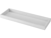 Fa tálca 140x400 mm, fehér