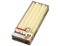 Bolsius Kúpos 10 db 24x245 elefántcsont gyertya RAL