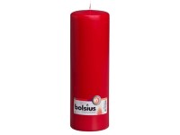 Bolsius Valec, červená sviečka RAL 80x250mm