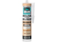BISON jednosložkový tmel WOOD SEALANT LIGHT OAK (světlý dub) 300 ml