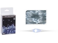 LED reťaz 80 diod ľadová biela