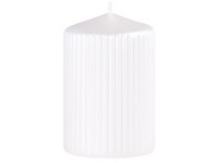 Bordázott Henger 65x100mm Gyöngy fehér