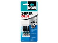 BISON SUPER GLUE MINIS 3 x 1 g