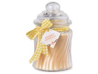 Emocio Sklo 76x125 mm so skleneným viečkom Sweet Vanilla vonná sviečka