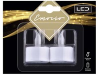 Emocio LED čajová sviečka 2 ks bez časovača