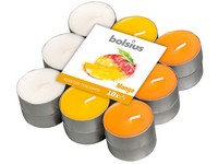 Bolsius Teamécses 18 db Mango háromszínű, illatgyertya