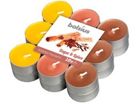 Bolsius Teamécses 18 db Sugar&spice háromszínű, illatgyertya