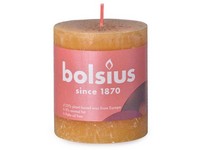 Bolsius sviečka valec Rustic Shine Fresh Olive zelená 68x80mm