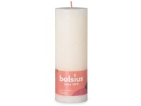 Bolsius sviečka valec Rustic Shine Soft Pearl krémová 68x190mm