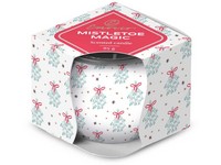 Emocio Sklo Dekor 70x62 mm Mistletoe Magic - Snowflake, vonná sviečka