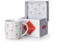 Hrnček keramika 380ml MISTLETOE MAGIC v krabičke, biela