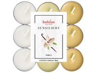 Bolsius Sensilight Teamécses 9db Vanilla háromszínű, illatgyertya