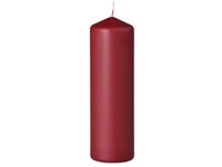 Bolsius Valec, bordová sviečka RAL 80x250mm