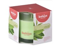 Bolsius Aromatic 2.0 Illatgyertya üvegben, 95x95mm, zöld tea, Zöld tea