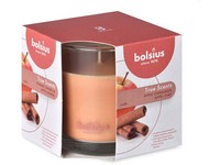 Bolsius Aromatic 2.0 Illatgyertya üvegben, 95x95mm, Alma Cinammon