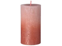 Bolsius Rustic Sunset Valec 68x130mm Misty pink + amber sviečka