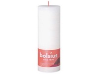 Bolsius Rustic Shine Valec 68x190mm Cloudy White, biela sviečka