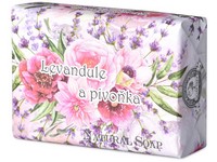 Mydlo Levanduľa a pivonka, prírodná 200g