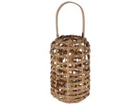 Veľká prútená lampa s uchom - prírodná, 22 × 45 cm