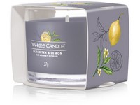 YANKEE CANDLE ÜVEGBE TÖLTÖTT MINTAGYERTYA BLACK TEA & LEMON