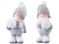 Kerámia LED figura 125×230 ​​mm – gyerekeknek, karácsonyi dekoráció, színkeverék