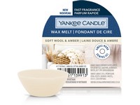 YANKEE CANDLE SOFT WOOL & AMBER AROMALÁMPÁBA VALÓ ILLATOS VIASZ ÚJ