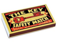 Zápalky v krabičke 170mm krbové