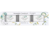 YANKEE CANDLE ÜVEGBE TÖLTÖTT MINTAGYERTYA SZETT BABY POWDER