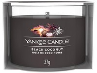 YANKEE CANDLE ÜVEGBE TÖLTÖTT MINTAGYERTYA BLACK COCONUT