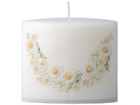 Elipsa sviečka Daisy Meadow 115x53x100mm