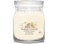 YANKEE CANDLE SOFT WOOL & AMBER SIGNATURE KÖZEPES