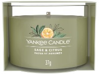 YANKEE CANDLE ÜVEGBE TÖLTÖTT MINTAGYERTYA SAGE & CITRUS