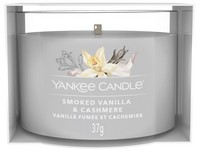 YANKEE CANDLE ÜVEGBE TÖLTÖTT MINTAGYERTYA SMOKED VANILLA & CASHMERE