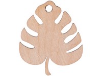 Príveso na sviečku Monstera drevo