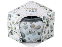 Emocio Üveg Decor 70x62 mm Pure Love, illatgyertya