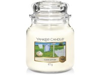 VONNÁ SVÍČKA YANKEE CANDLE CLEAN COTTON CLASSIC STŘEDNÍ