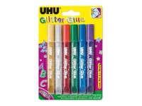 UHU gelová lepidla Glitter Glue 6 x 10 ml Original