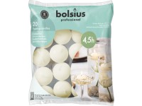 Bolsius plávajúce 20ks sl. kosť sviečky
