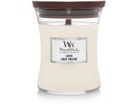 WoodWick Linen Közepes Üveg