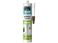 BISON jednozložkový tmel ACRYLIC UNIVERSAL HNEDÝ 300 ml