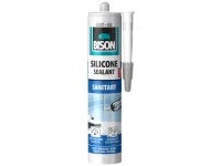 BISON silikónový tmel SILICONE SANITARY SIVÝ 280 ml