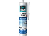 BISON silikónový tmel SILICONE SANITARY PRIESVITNÝ 280 ml