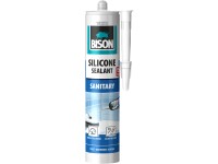 BISON silikónový tmel SILICONE SANITARY BIELY 280 ml