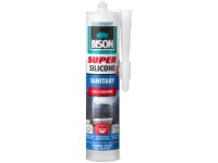 BISON silikónový tmel SUPER SILICONE SANITARY PRIESVITNÝ 280 ml