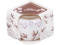 Emocio üvegbe töltött illatgyertya Soft Cotton Dekor 70x62mm